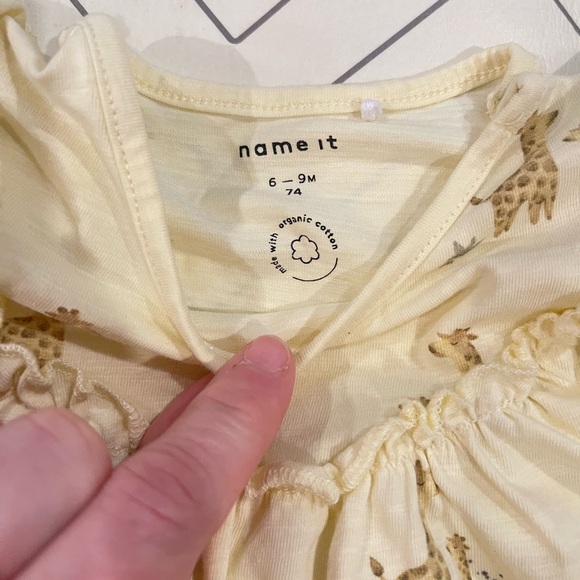 Name It Giraffe Onesie - Picture 6 of 9